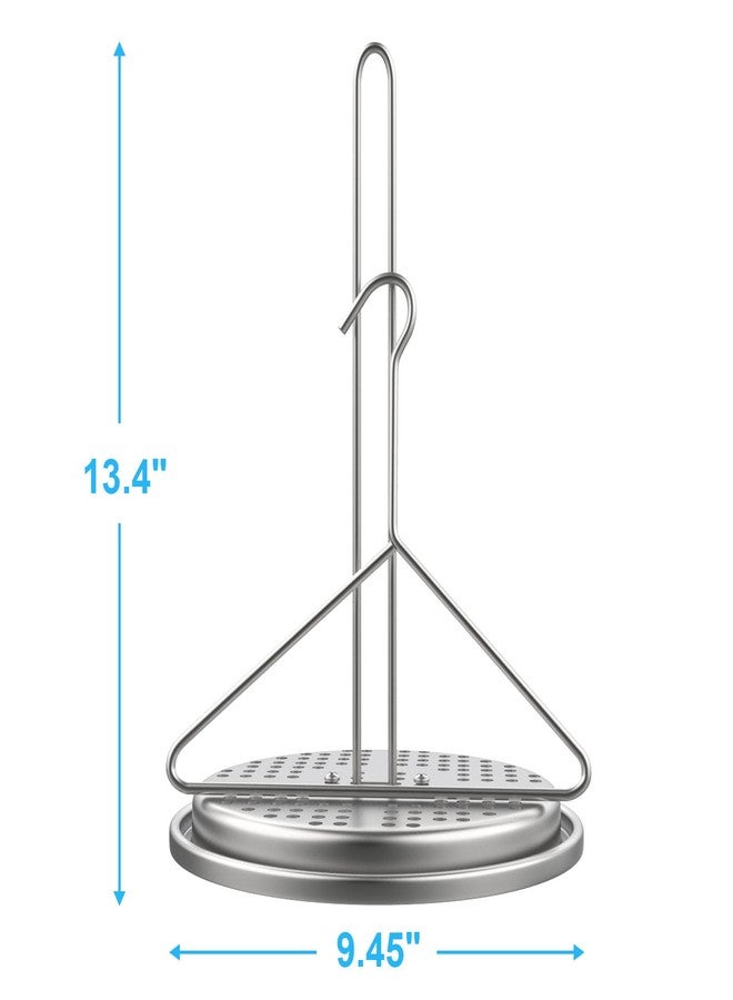 TAILGRILLER Perforated Turkey Chicken Poultry Deep Fryer Accessory Kit with Wire Handle Lifter Hook Vertical Roaster Holder Base - Image 2